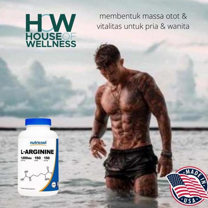 supplement fitness Nutricost L arginine 1000 mg @ 150 tablet [How]