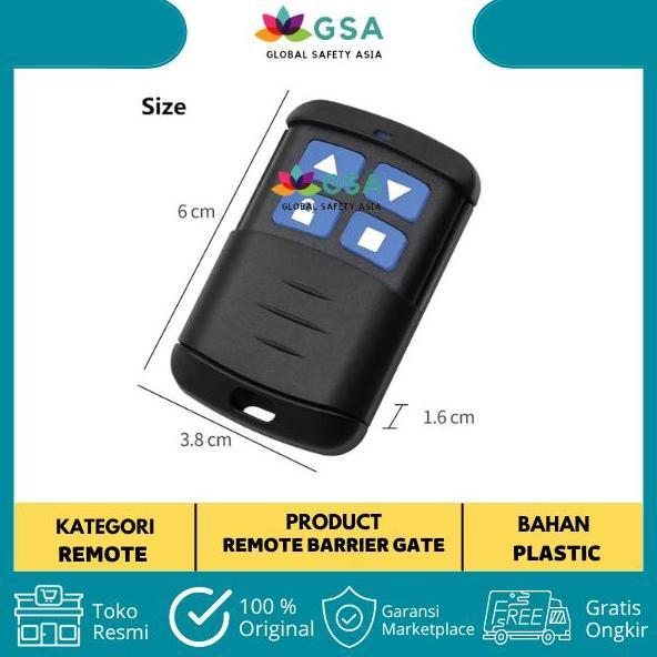 Remote Control Barrier Gate Remote Tambahan Automatic Barrier Gate