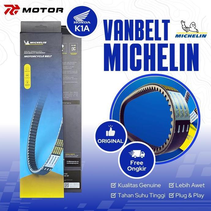 Michelin Vanbelt / V Belt (K1A) Orginal - Genio, Beat New Esp (2018-), Scoopy New Esp (2020) Asli