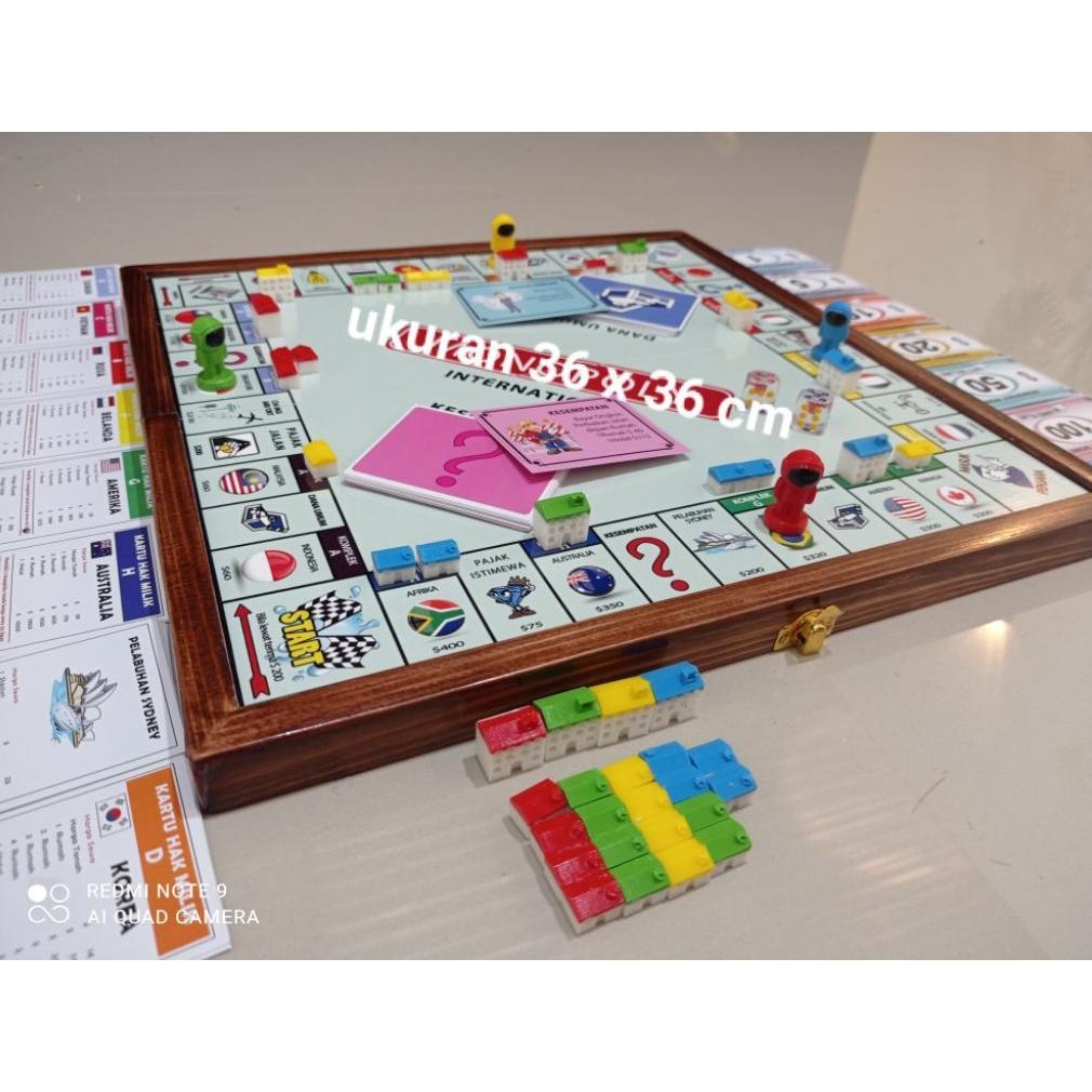permainan board game monopoli international bahasa indonesia