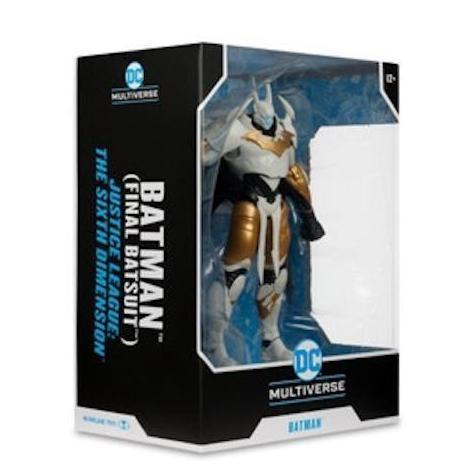 Promo  Mcfarlane Toys Batman Final Batsuit (Justice League: The Sixth Dimension) Mega Figure Toy