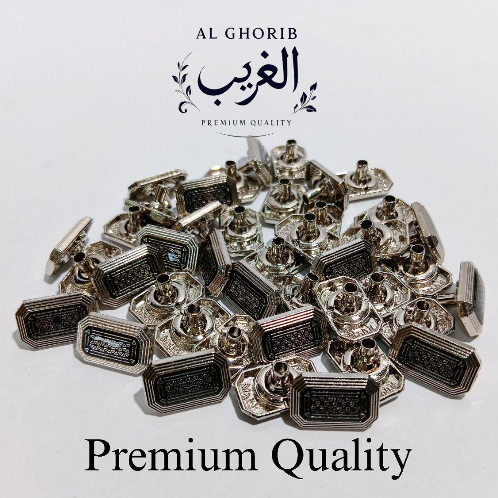 (Khusus 20 Pcs)Kancing Jepret Zinc Alloy Import |Kancing Baju Elegant (Koko,Jubah,Kemeja Dll)| Kanci