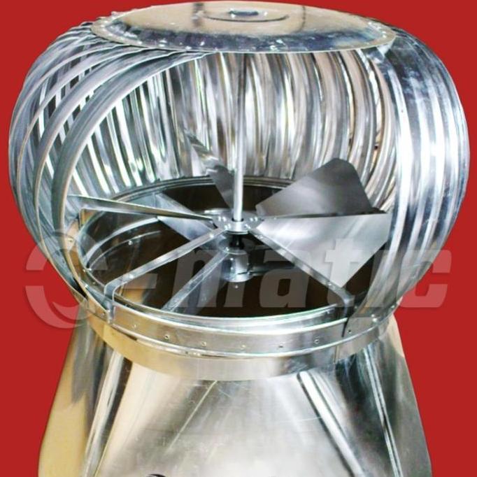 Turbin Ventilator , Kipas Roof Fan ,Alat Sirkulasi Udara Untuk Pabrik 24"
