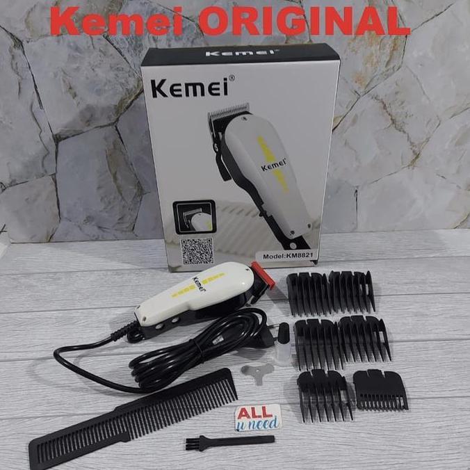 Hair Clipper Kemei KM8821 - Alat Potong Rambut Kemei KM 8821 Diskon