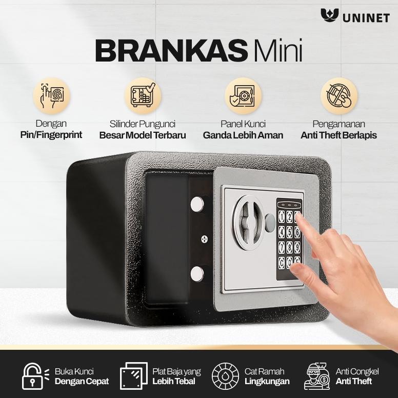 Brankas Mini Brankas Uang dan Emas Brankas Kecil Brankas Mini Password Brankas Uang Full Plat Besi