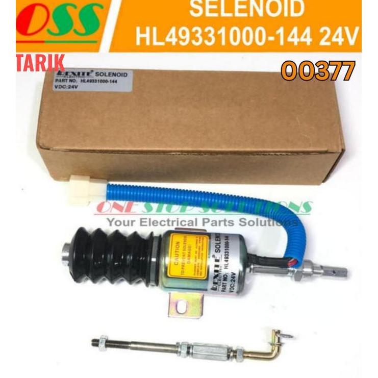 FISHIONE SELENOID SOLENOID HL49331000-144 24V UNIV UNTUK GENSET ALAT BERAT