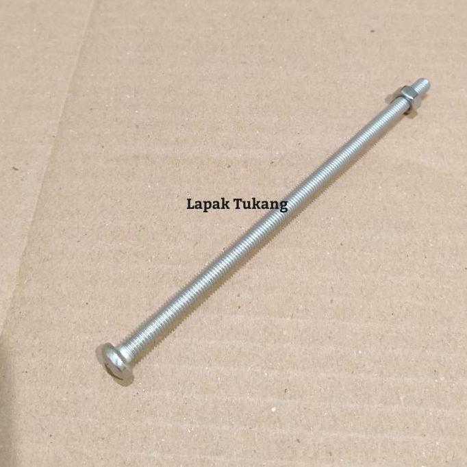 1 Set Baut Mur Jp Sus M5X120 Stainless 304 M 5X120 Harga Spesial