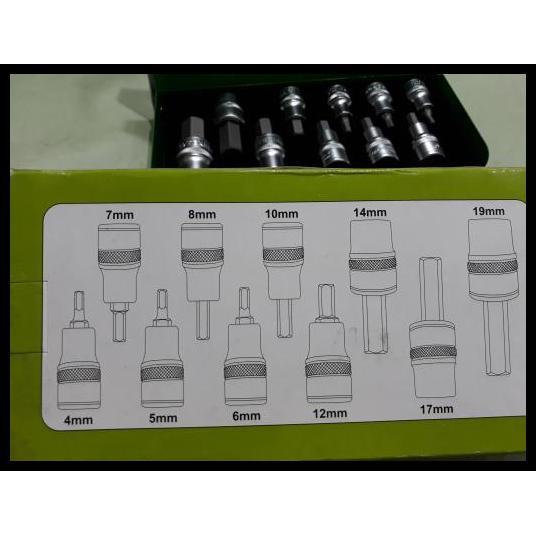 TERLARIS KUNCI SHOCK L SET TEKIRO 11PCS 