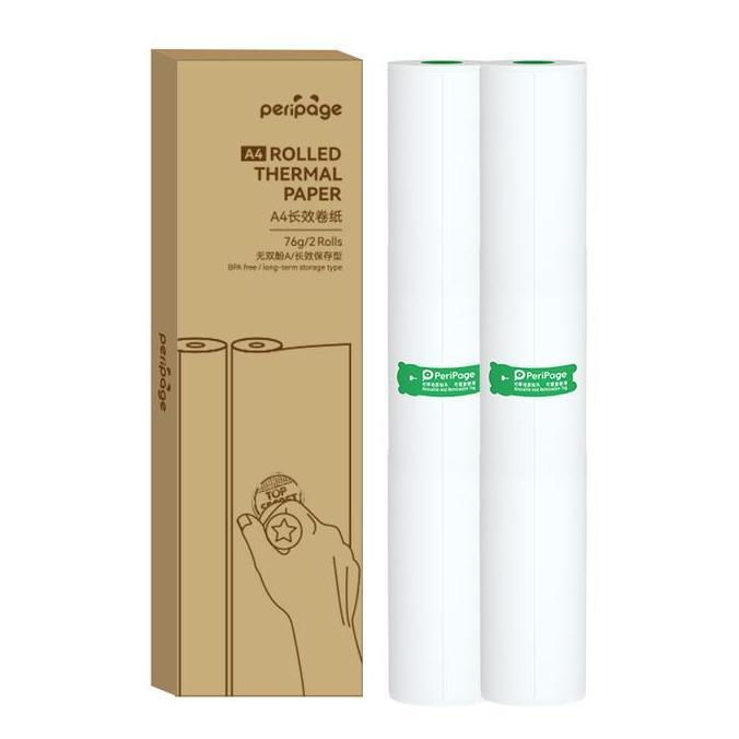 Cuy- Kertas Thermal Peripage A4 Lembaran Roll Peripage