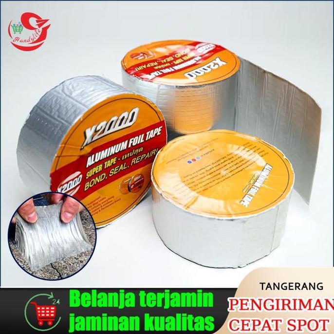 Uhuy- Super Tape X2000/Lakban Anti Bacor/Aluminium Foil Tape