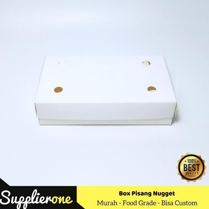 Secnd- Box Pisang Nugget Isi 50, Kemasan Pisang Nugget, Tempat Pisang Nugget