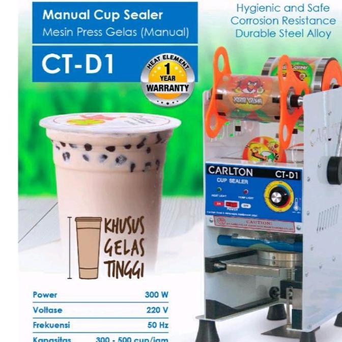 :<:<:<:<] Cup Sealer Mesin Press Gelas CARLTON