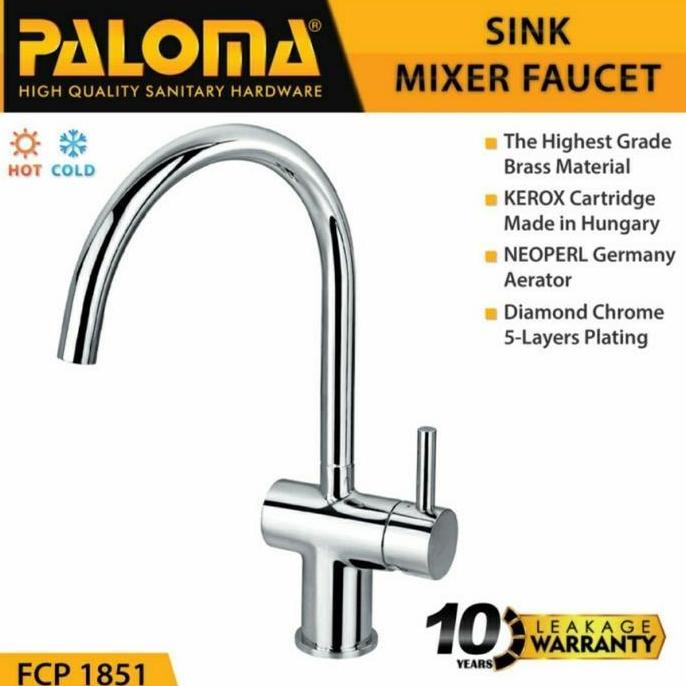 Keran Sink Kran Cuci Piring Dapur Kran Air PALOMA FCP 1851