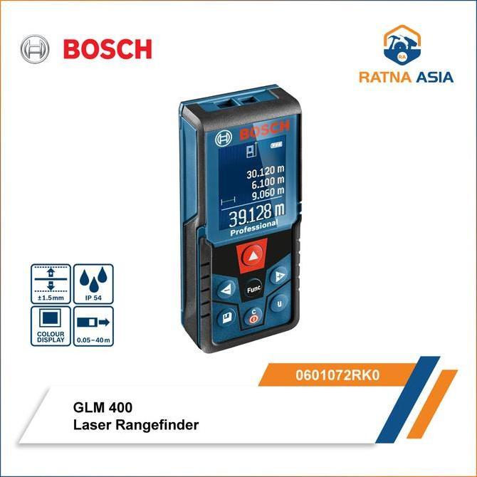 TERMURAH - Meteran Laser Digital Bosch GLM 400 Laser Rangefinder 40 Meter