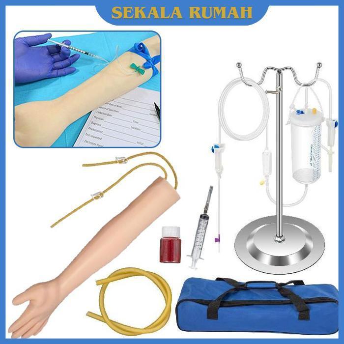 Ready Stok Set Manekin Lengan Infus Silikon Manekin Phantom Alat Peraga
