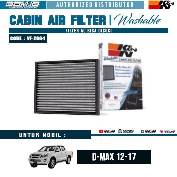 Filter Cabin AC Washable K&N KNN KN D-MAX DMAX 2012-2017 VF-2004