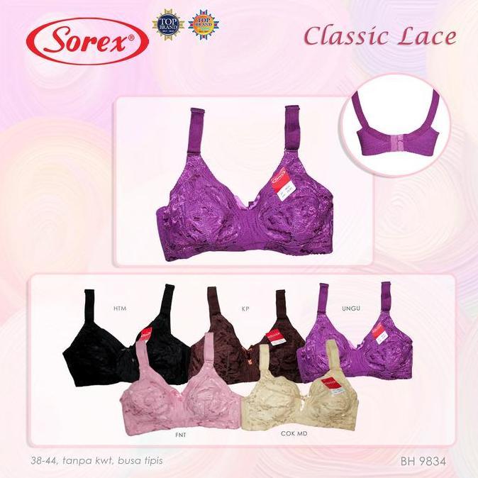 Roin - Bra Bh Sorex Big Size " Jumbo" Tanpa Kawat, Tanpa Busa Art 9834