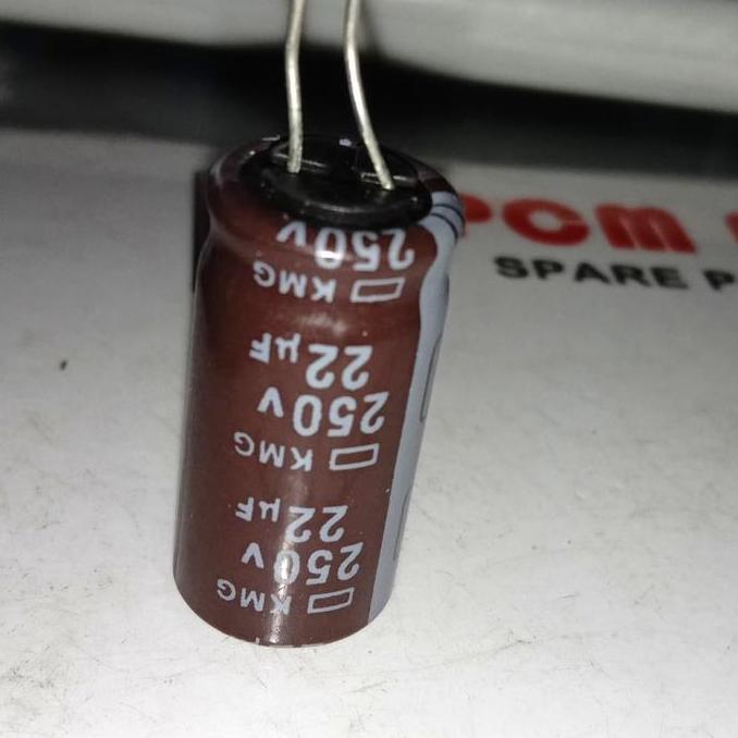 22UF 250V 22UF250V 22.250V 22 UF 250 V CAPACITOR ELKO KAPASITOR POLAR PCMED