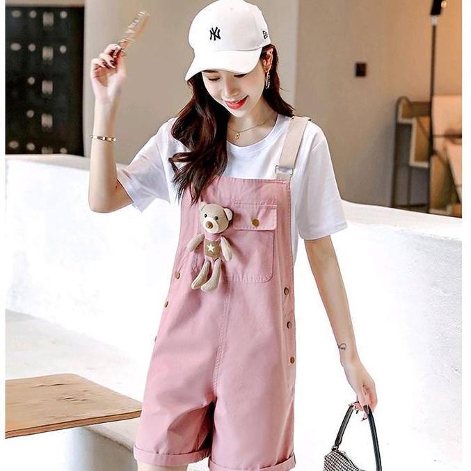 Overall wanita beruang import pendek SSS