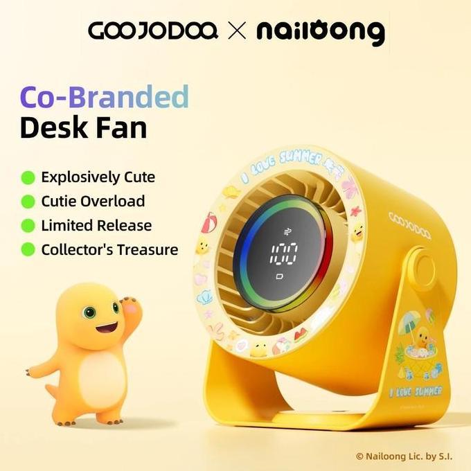 [MT] [GOOJODOQ x Nailong] Exclusive Collaboration GFS008 Desktop Highspeed Fan