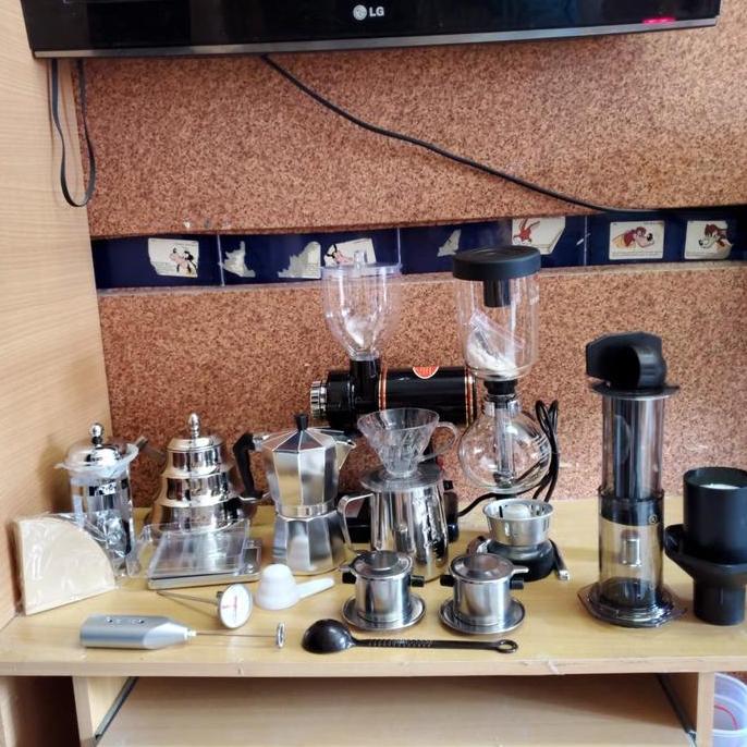 Berimaousee4 - Paket kedai Kopi lengkap. Coffee maker set cafe. Paket alat cafe