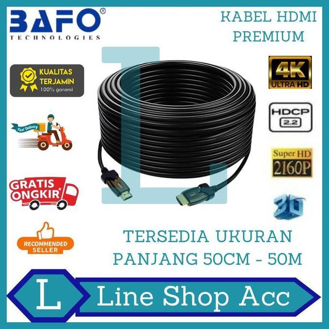 Kabel HDMI BAFO 4K 10m 10 mtr 10 meter Original