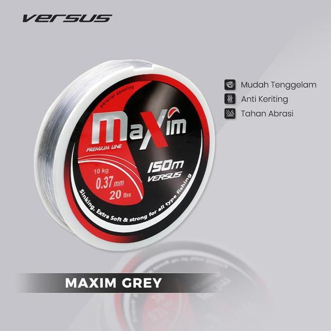 SENAR PANCING VERSUS MAXIM 150M GREY | SPEED SINKING | EXTRA SOFT PREMIUM LINE