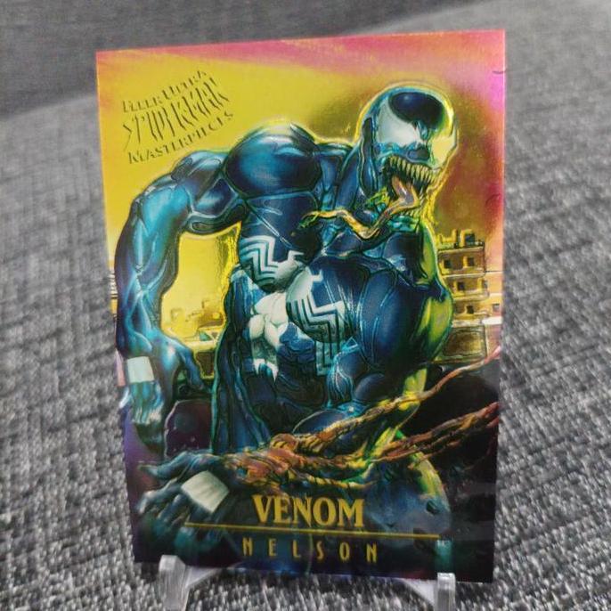Fleer ultra spiderman masterpieces 1995 venom (nelson)