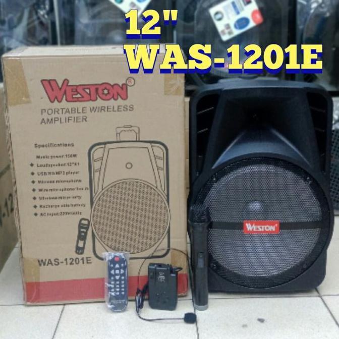 Speaker portable weston was 1201E 12 Inch bluetooth