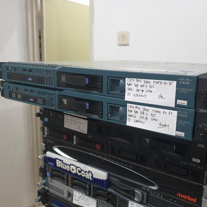 Server Cisco MCS 7800 Quadcore Rackmount 1U base IBM X3250 M3