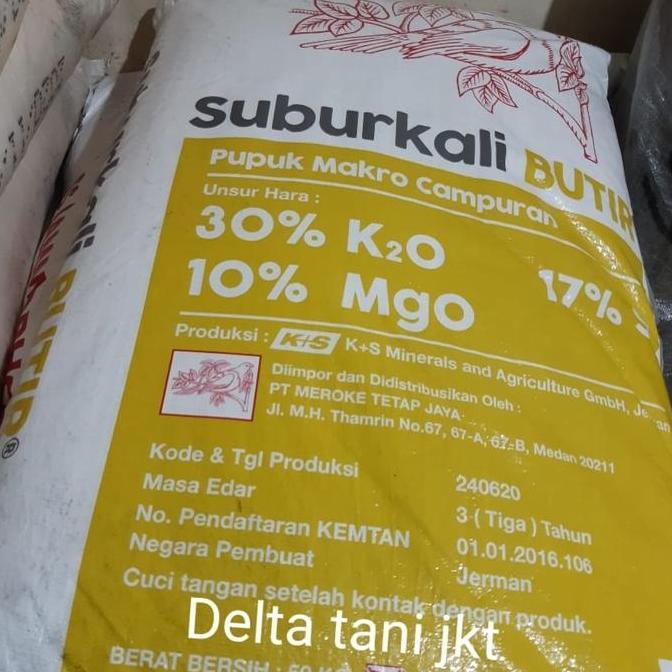 Promo PUPUK SUBUR KALI BUTIR 50KG Diskon