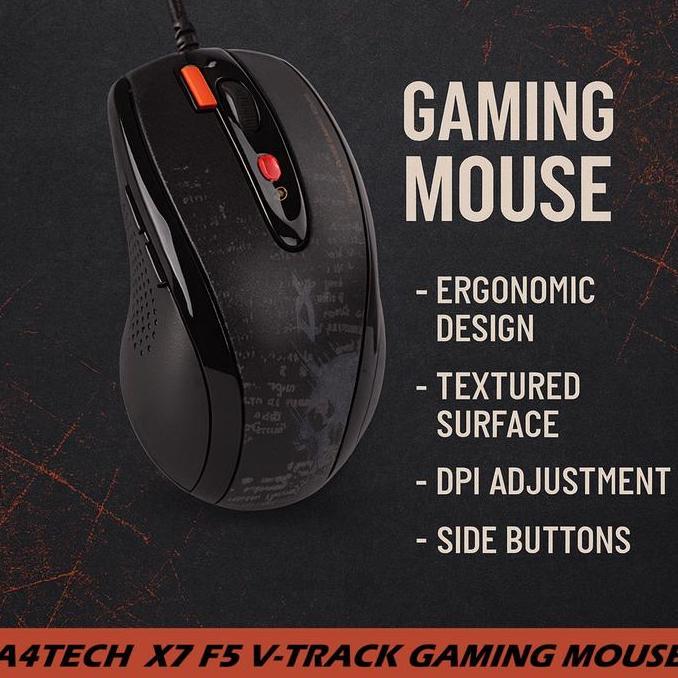 NEW A4TECH X7 F5 OSCAR GAMING MOUSE w/ onboard memory + 5 modes