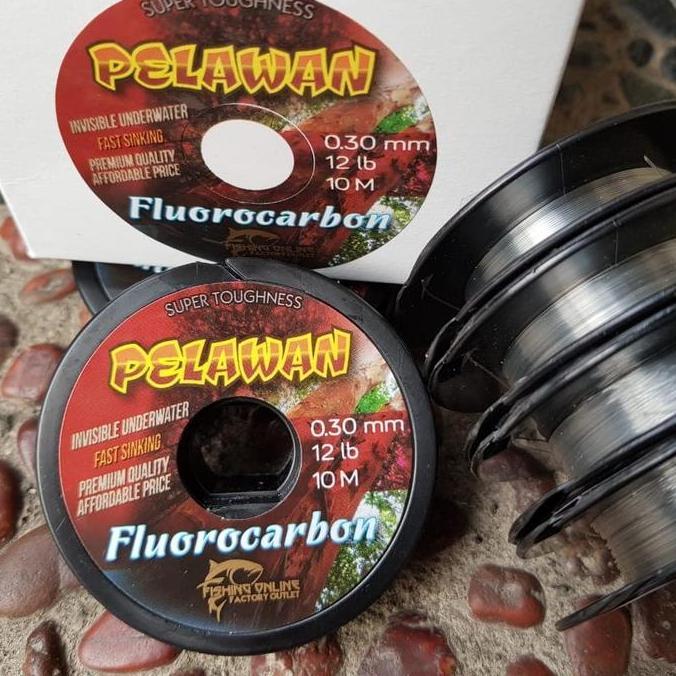 PELAWAN 12LBS FLUOROCARBON 0.30MM SHOCK LEADER 10M
