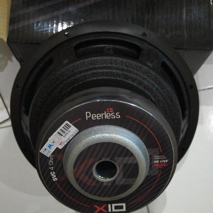 subwoofer peerless x10 super magnet 4 ohm