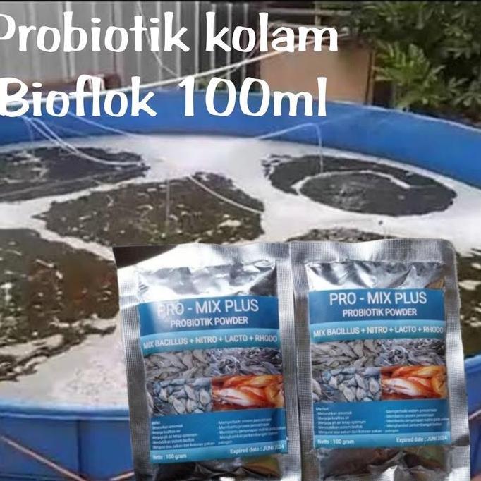 PROBIOTIK BIOFLOK 100GRAM / PROBIOTIK PROMIX PLUS /  KOLAM BIOFLOK