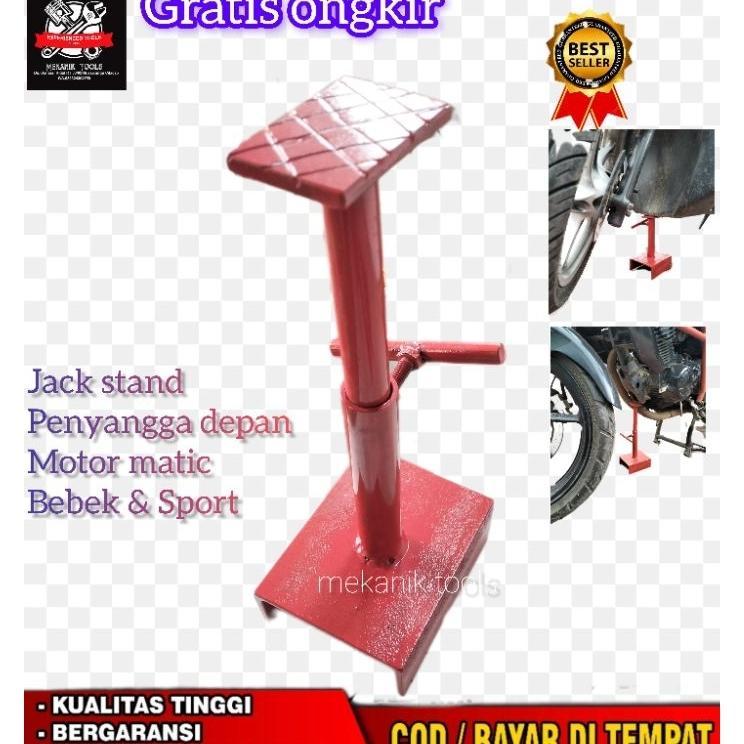 Jack Stand Penyangga Ganjal Mesin Motor Matic Bebek Sport Dongkrak Depan Motor Termurah