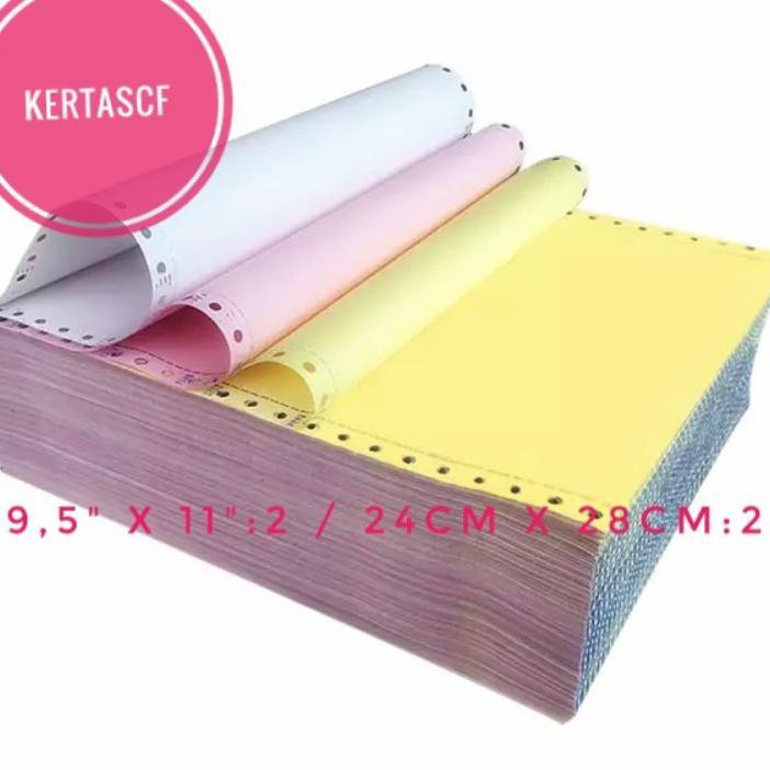 Kertascf Kertas Continuous Form 3Ply Ukuran A4:2 Printer Dotmatrix