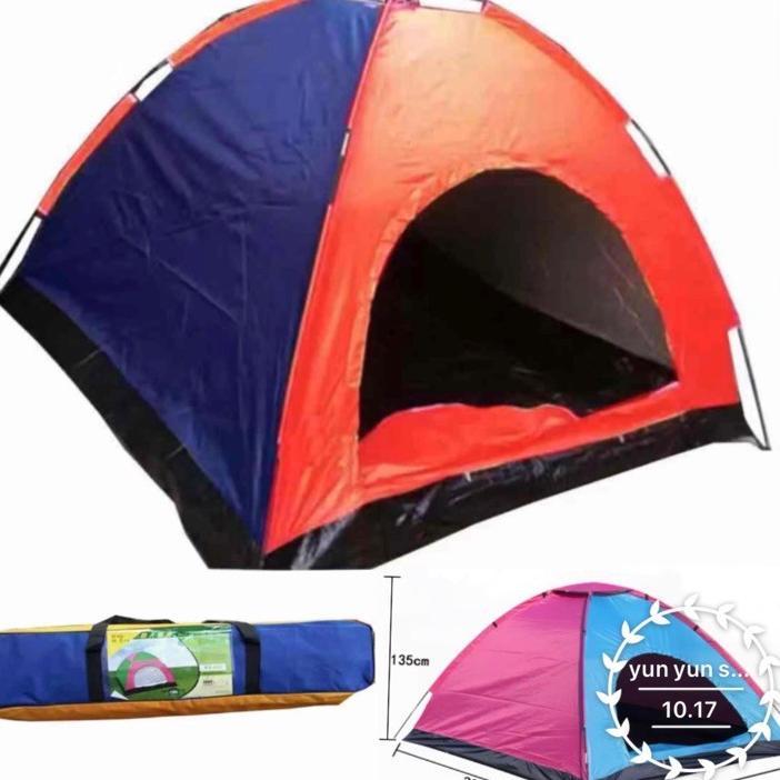 Tenda Camping Dome Kapasitas 4 - 5 Orang Kemping Gunung Camping Tent Anak Dan Dewasa- Pe460