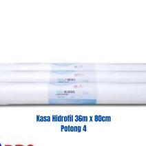 Kasa Hidrofil 36Mx80Cm Potong Drc (100% Katun, Standar Rumah Sakit Indonesia)