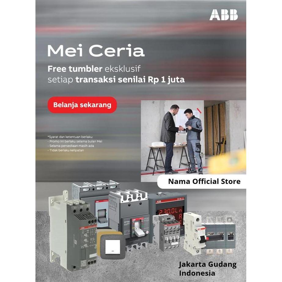 Promo ABB MCB 4.5KA 4P 40A SH 204 L-C40 SERIES SH 200 L-C Diskon