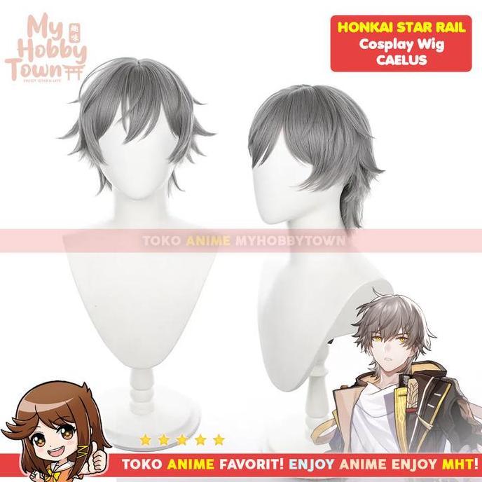 Wig Cosplay Anime Game Honkai Star Rail Caelus Trailblazer