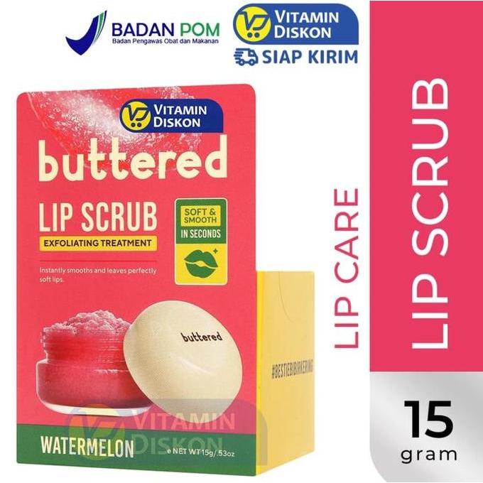 BUTTERED LIP SCRUB WATERMELON