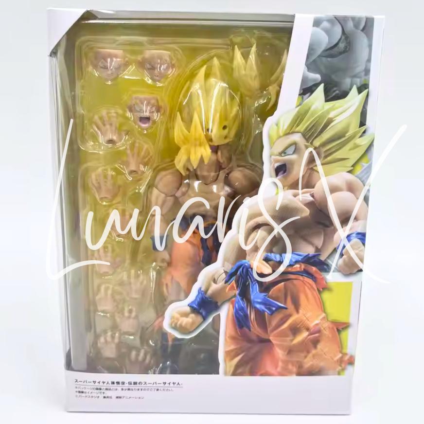 S.H.Figuarts Shf Dragon Ball Z Son Goku Legendary Super Saiyan Awakening Anime Action Figure