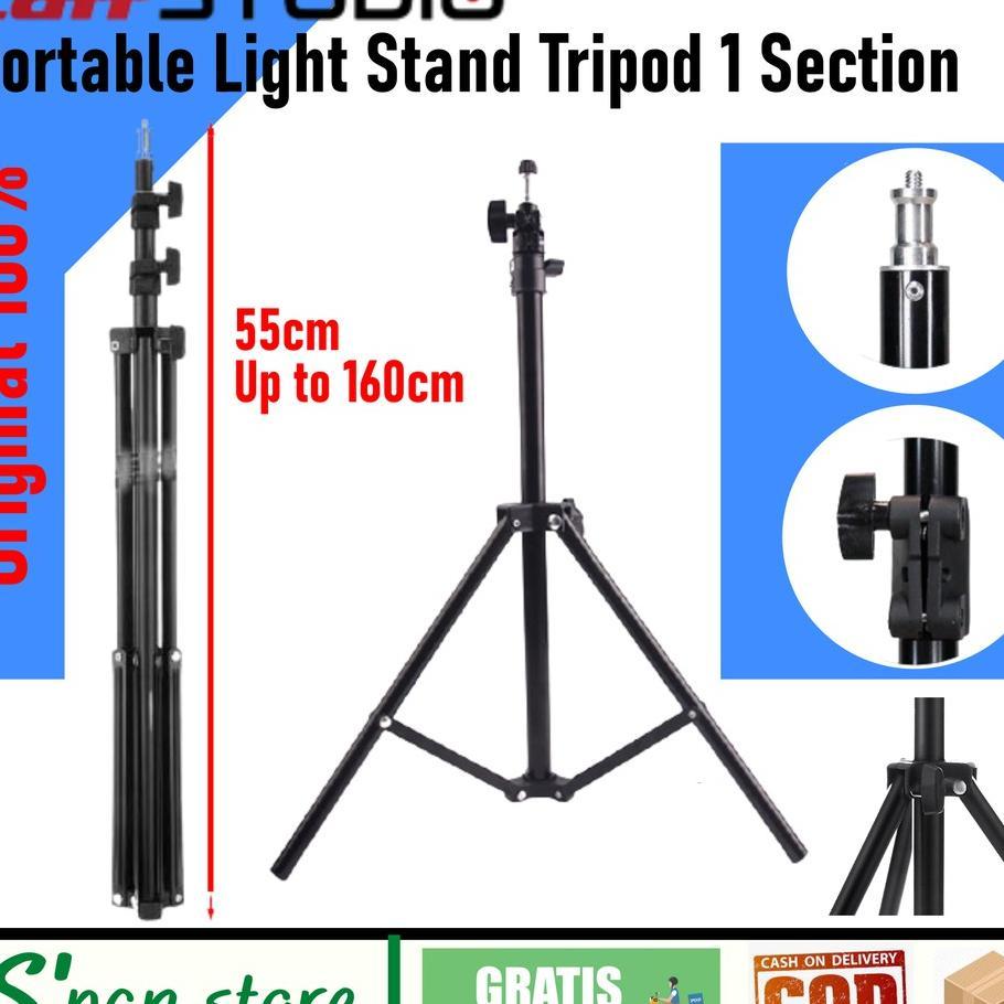 Tripod Light Stand For Lighting, Ring Light, Handphone Universal