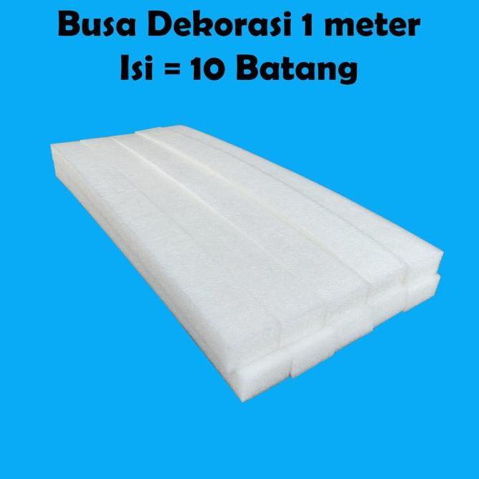 Busa Dekorasi 1 Meter 10 Batang Gabus Bunga Busa Tancap Bunga Dekorasi