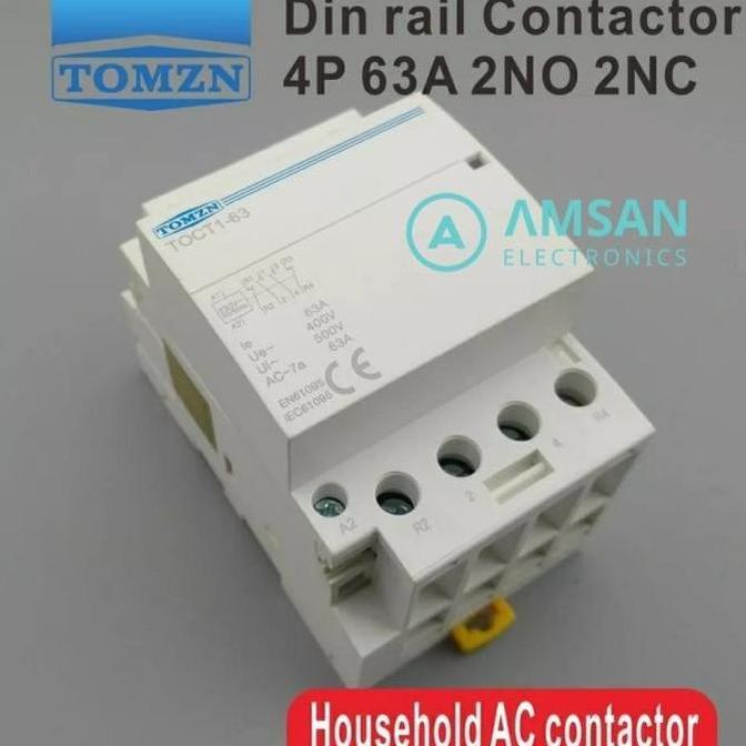 Tomzn Toct1 4P 63A Kontaktor 4No 4Nc 2Nc2No 2No 2Nc 220V