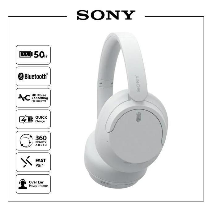 Loods- Sony Wh-Ch720N White Wireless Noise Cancelling Headphone / Ch720N