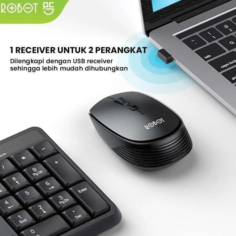 ROBOT Keyboard Mouse Combo Wireless KM3100 KM300 KM-3100 Best