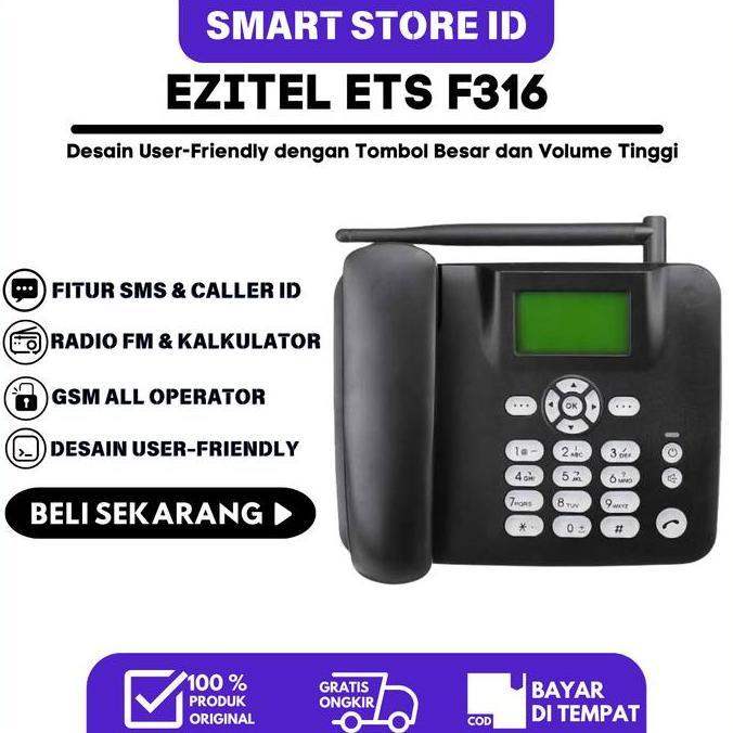 Wettre- Fwp Gsm Huawei F316 Telephone Rumah Gsm Huawei-Zte Garansi 1 Tahun