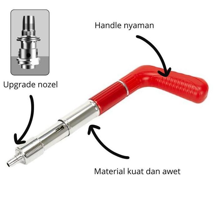 Alat Tembak Paku Stampset T500 Paku Tombak Praktis Mini Ramset